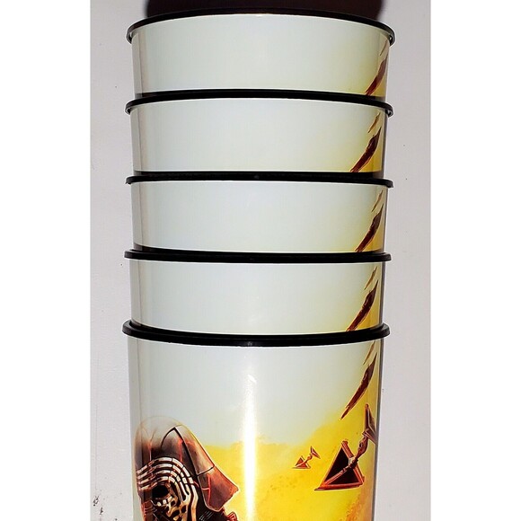 Star Wars 5 Cup Set Complete Topper 32oz Rise Skywalker Movie Promo Cinema 2019 - Picture 7 of 16